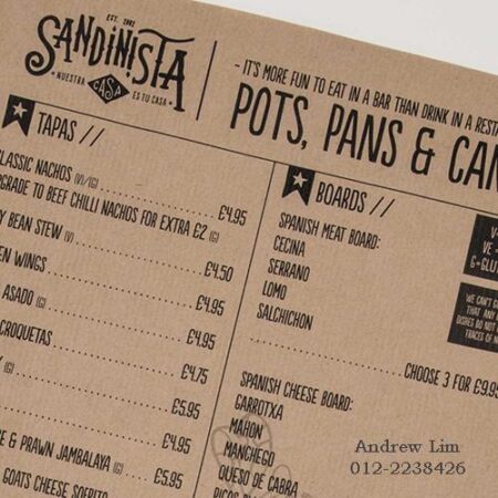 Craft Board Printing - A4 & A5